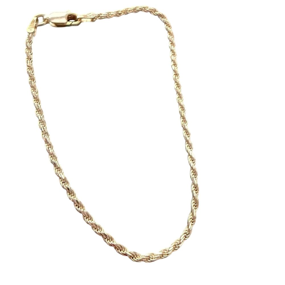 925 Sterling Silver Rope Bracelet